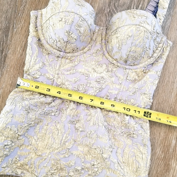 Victoria's Secret Designer Collection Black Label Bustier Corset Lingerie Topnew - Picture 5 of 6